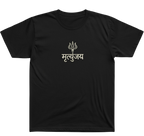 Mrityunjay Trishul Embroidered Oversized T-Shirt