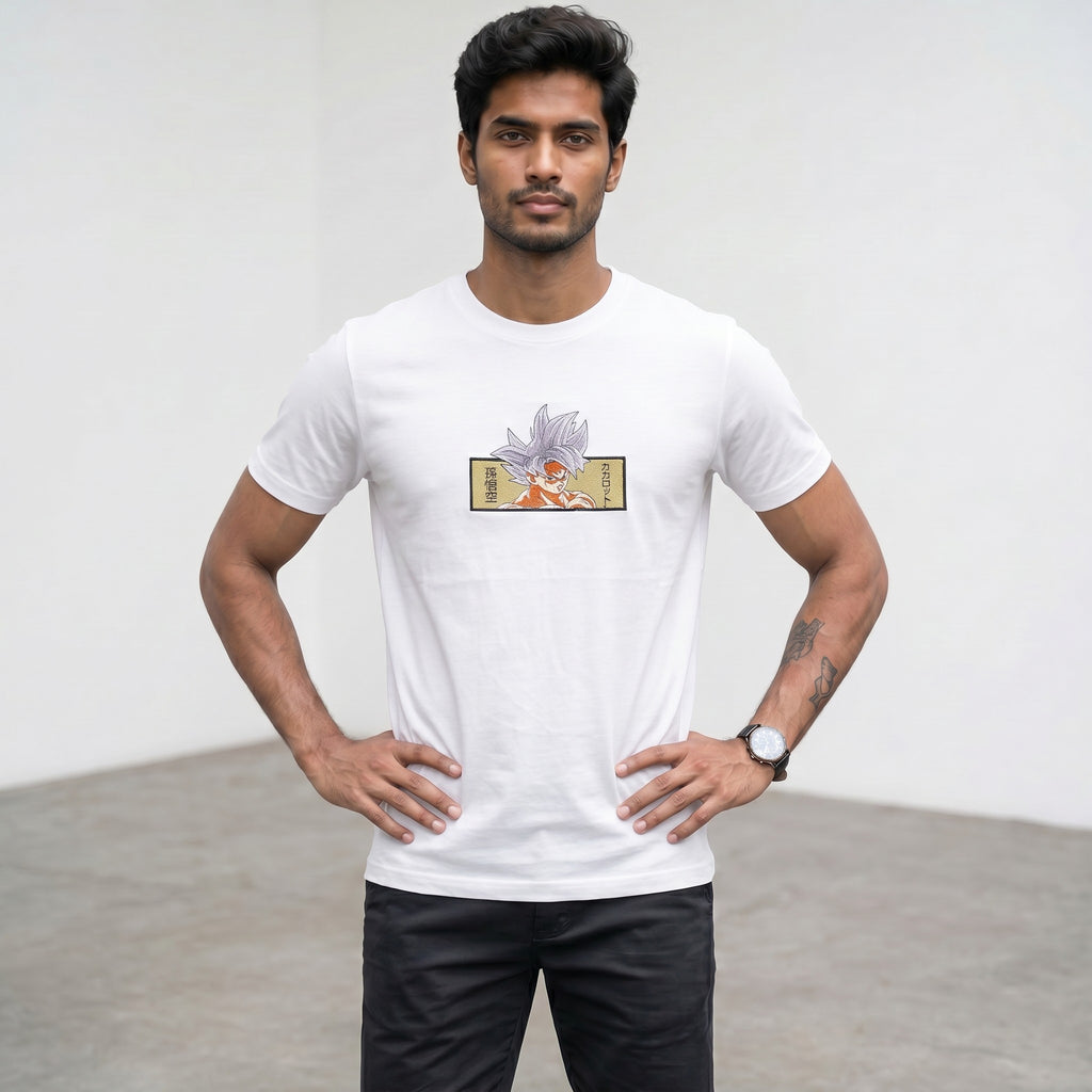 Ultra Instinct Goku Embroidered T-Shirt